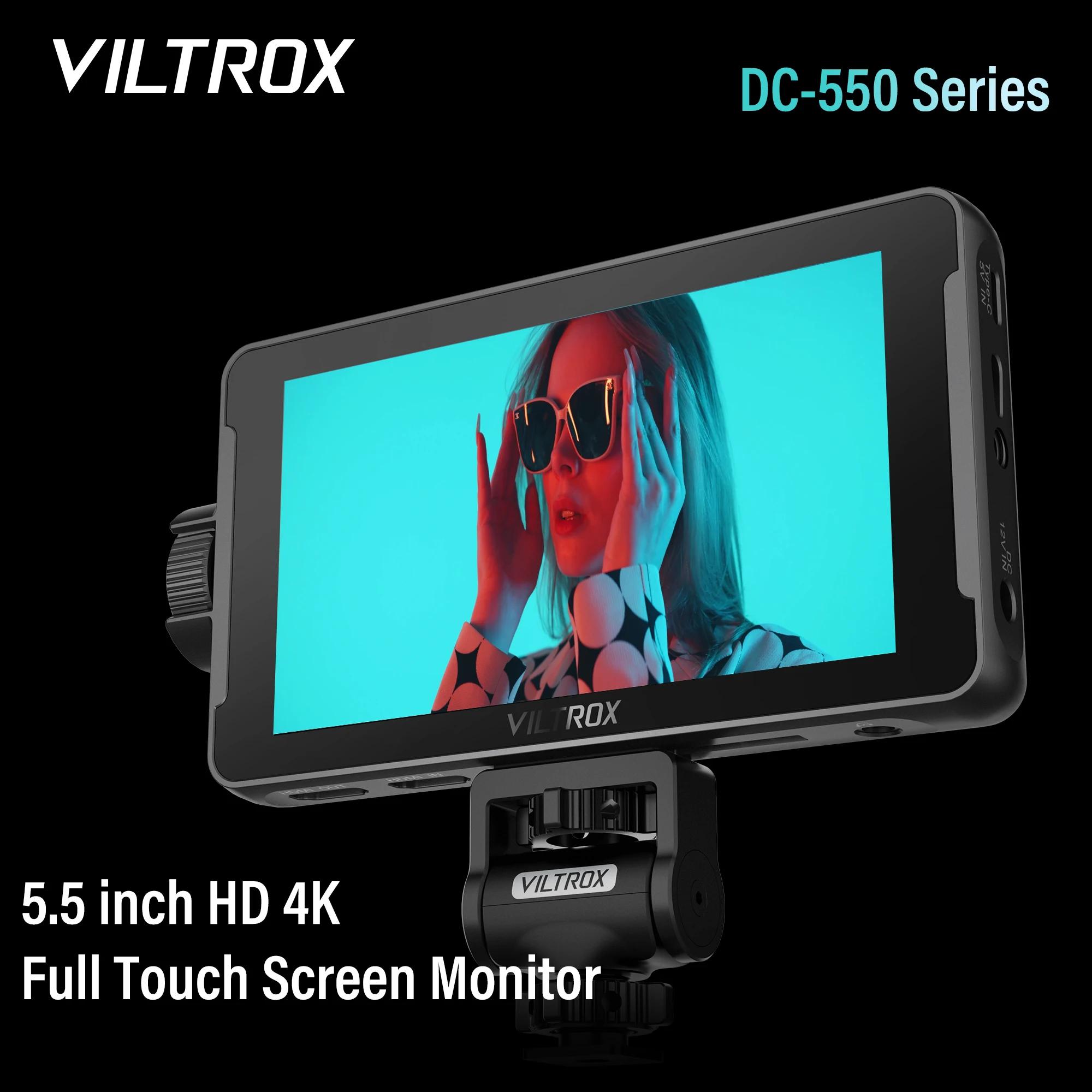 VILTROX DC-550 Ʈ Ŭ ÷,  ī޶ Ʃ, 4K, 30Hz, HDM , ġ ũ, 3D LUT  , 5.5 ġ